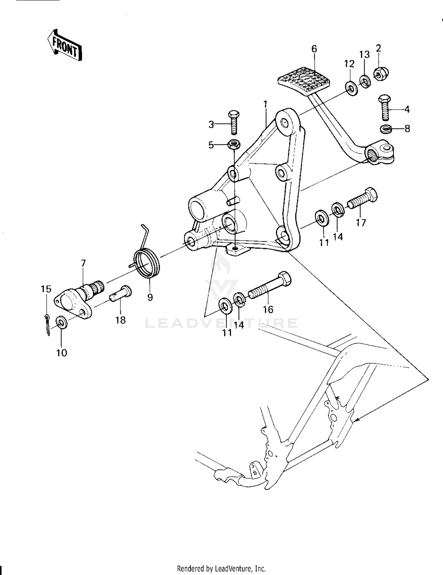 BRAKE PEDAL