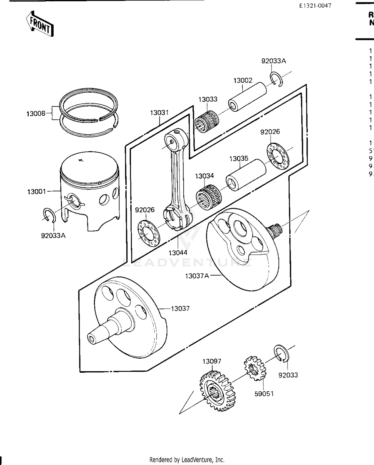 CRANKSHAFT/PISTON