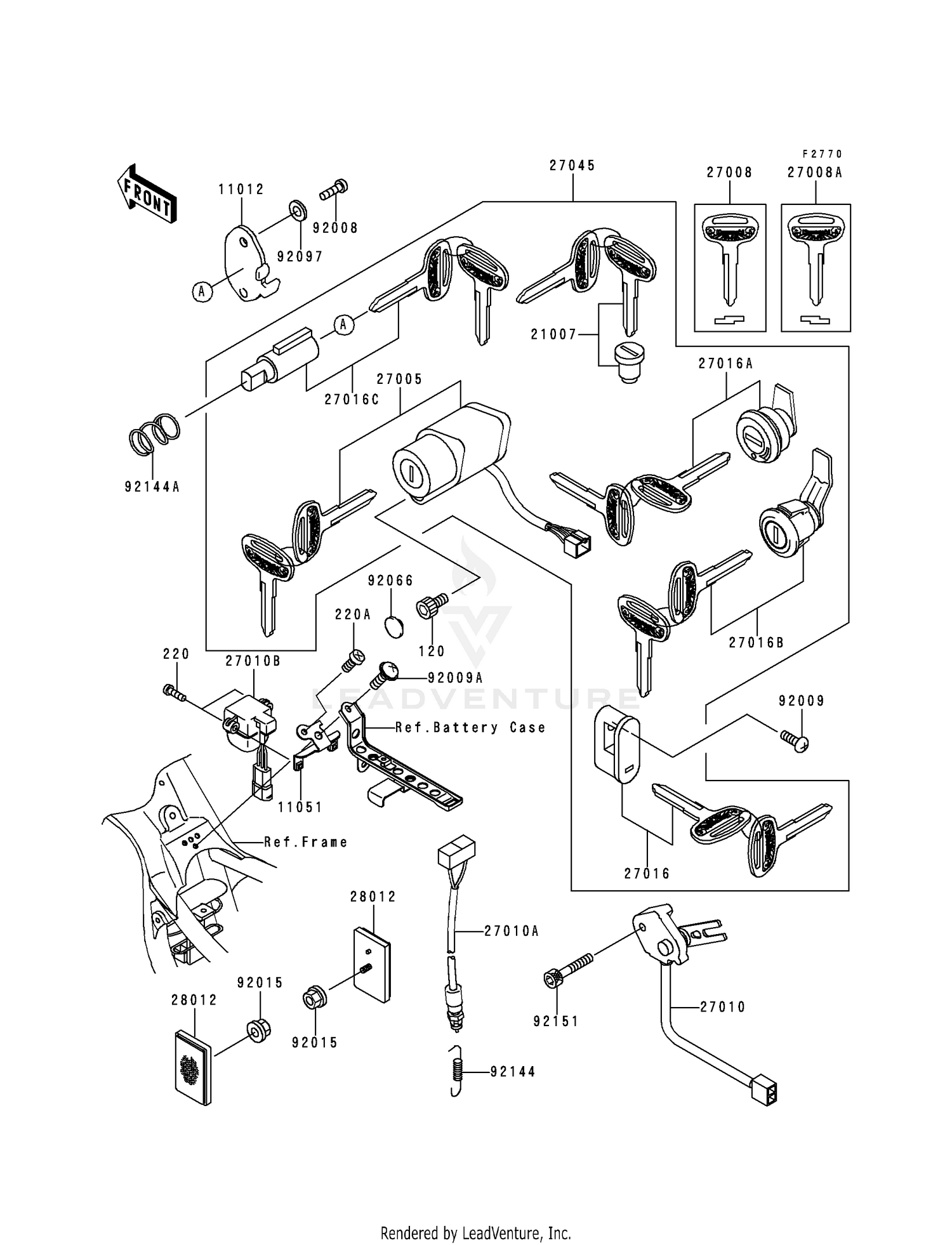 IGNITION SWITCH/LOCKS/REFLECTORS