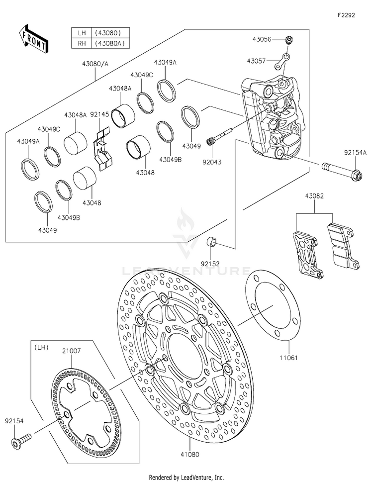Front Brake Schematic