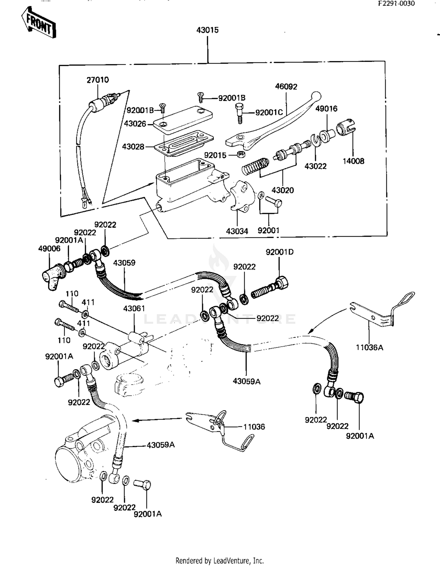 FRONT MASTER CYLINDER