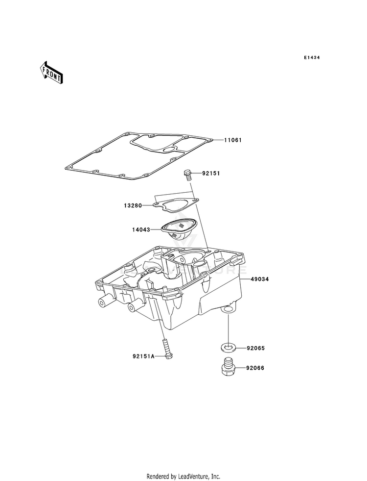 Oil Pan Schematic