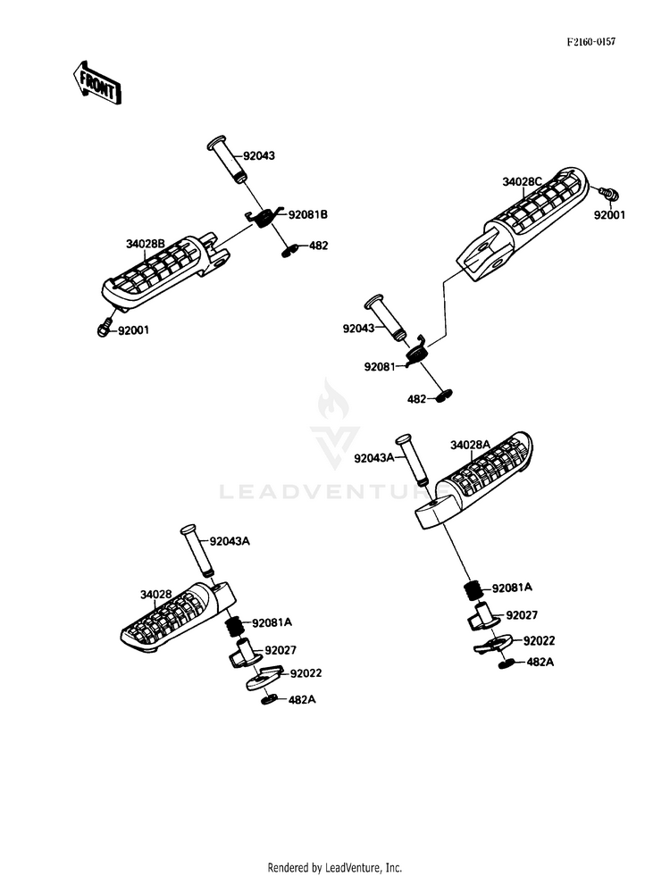 Footrests Schematic