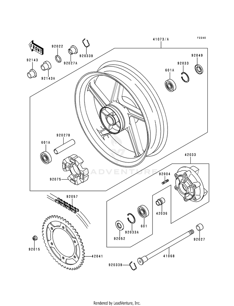 Rear Hub Schematic