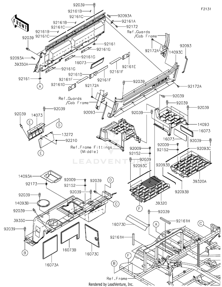 Frame Fittings(Rear) Schematic