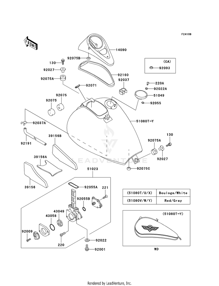 Fuel Tank (Vn800-B3) Schematic