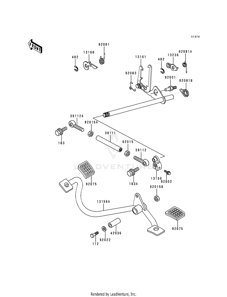 Gear Change Mechanism Schematic
