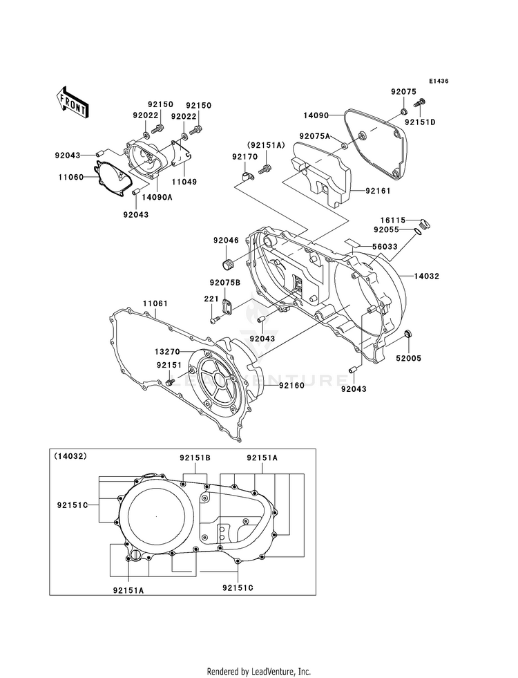 Right Engine Cover(S) Schematic