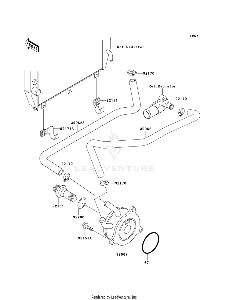 Oil Cooler Schematic