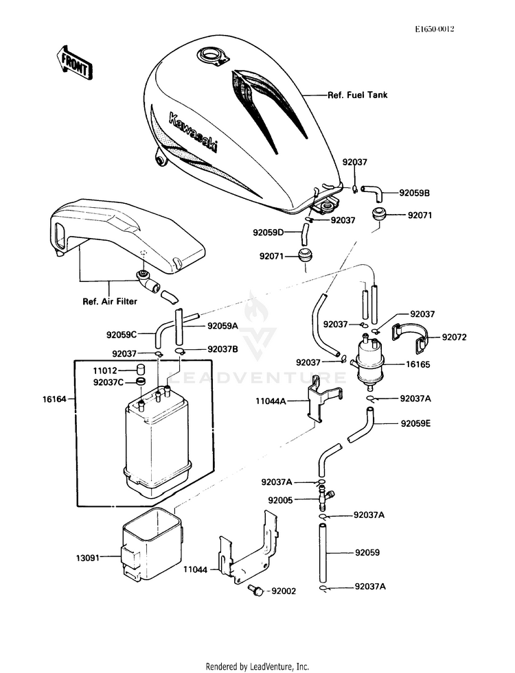 Fuel Evaporative System Schematic