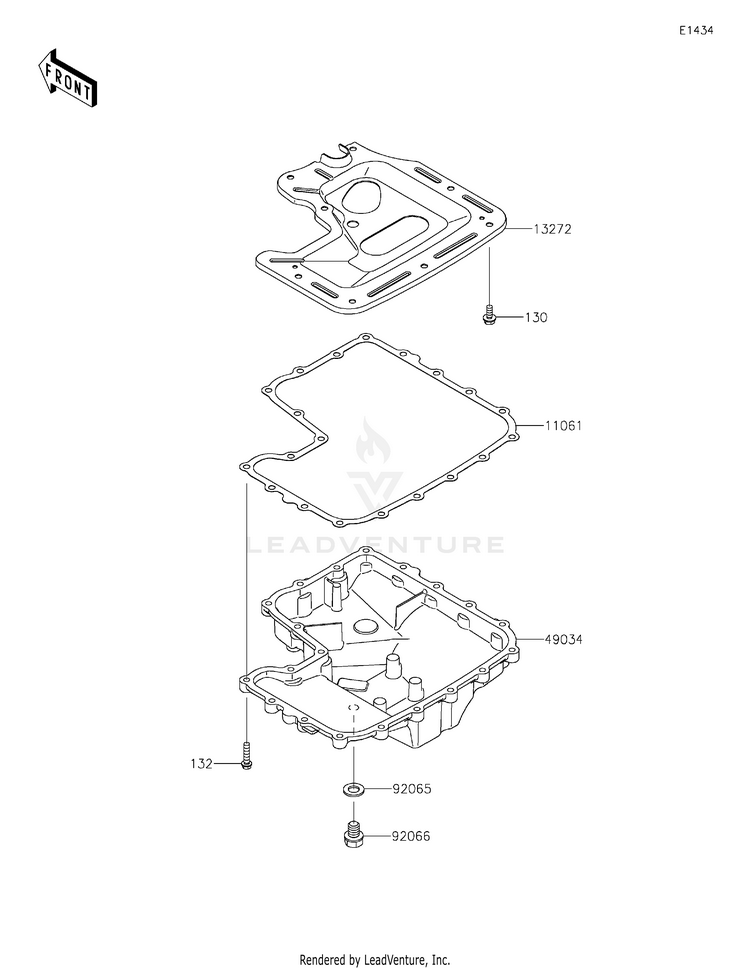 Oil Pan Schematic