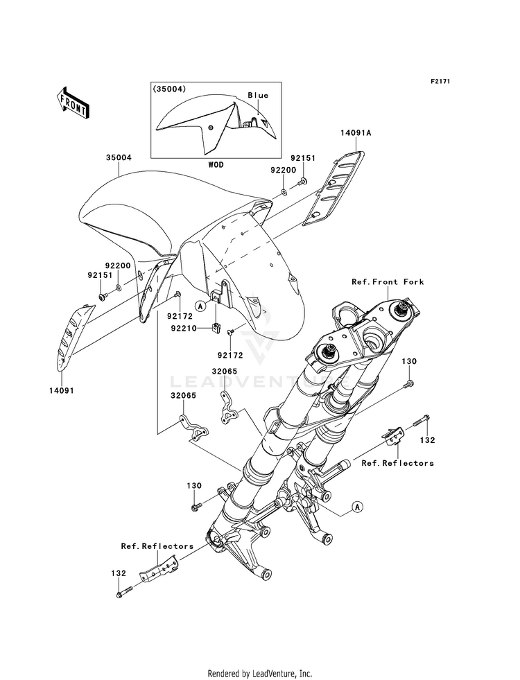 Front Fender(S) Schematic