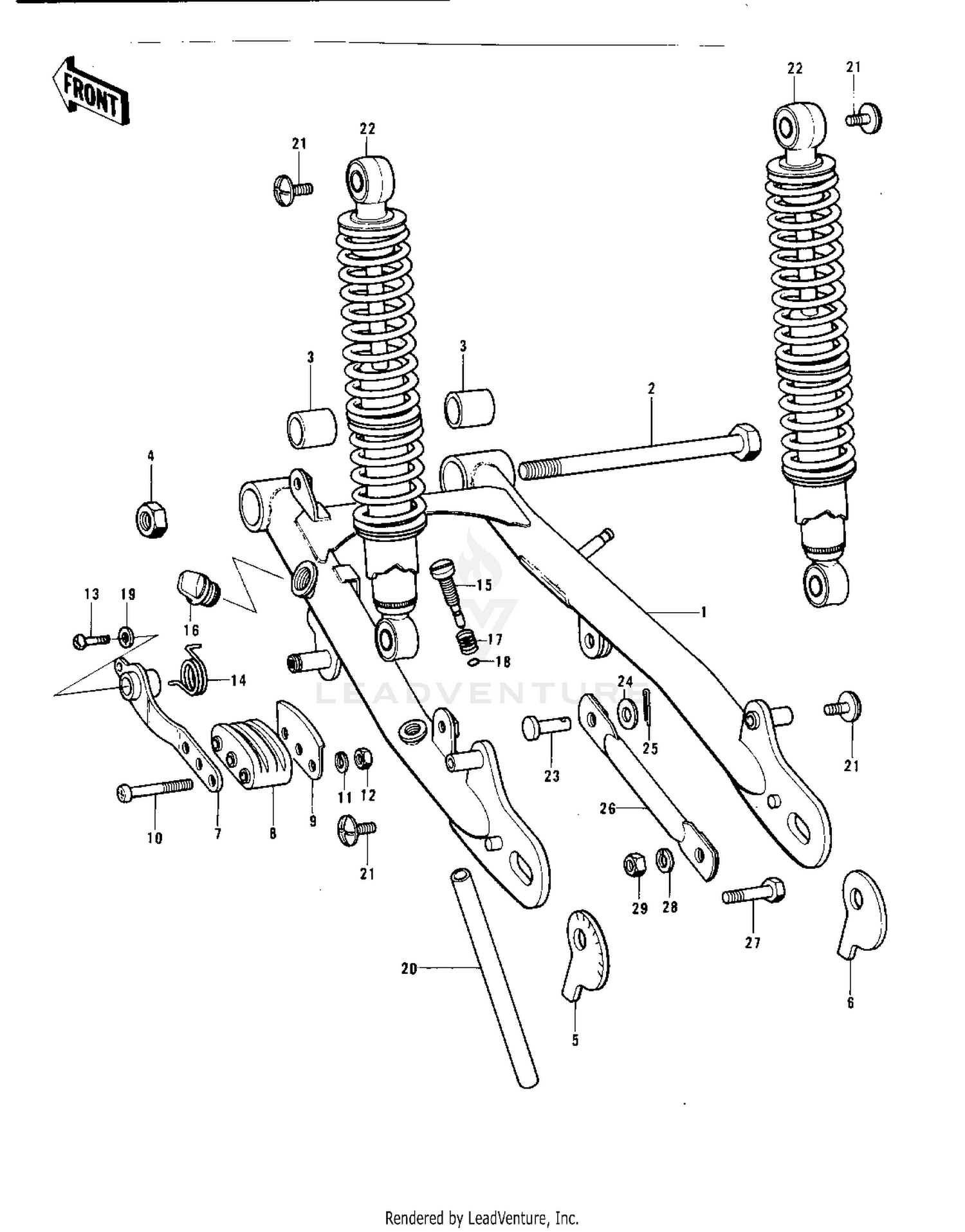SWING ARM/SHOCK ABSORBERS