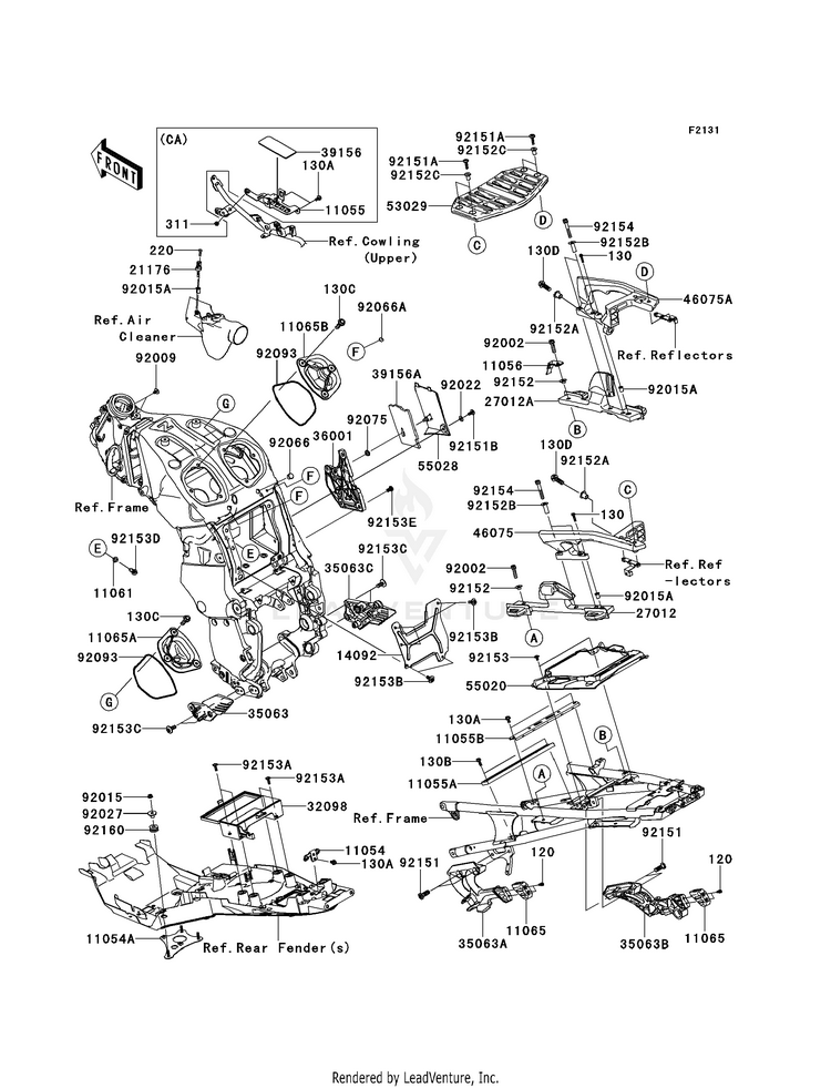 Frame Fittings Schematic
