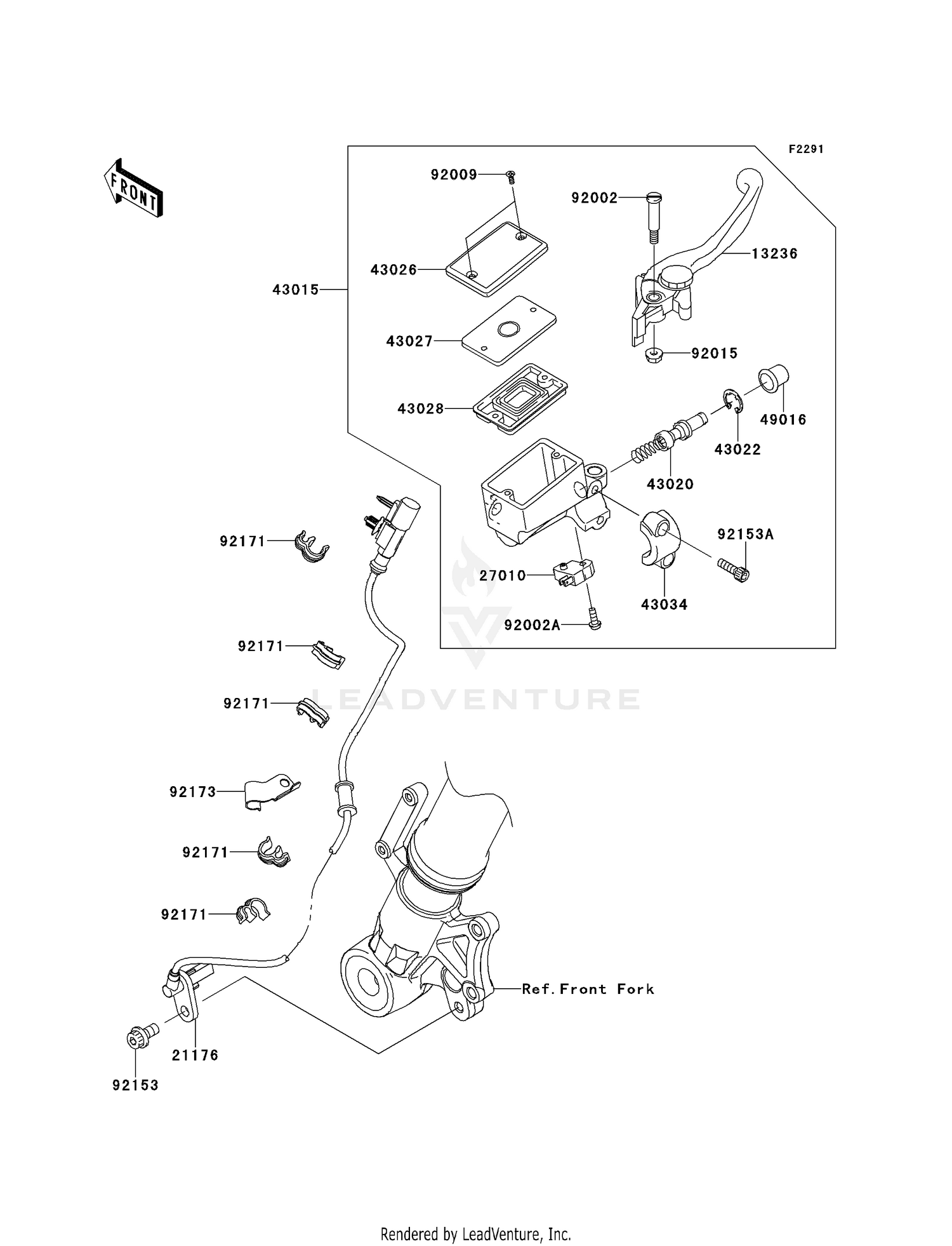 FRONT MASTER CYLINDER