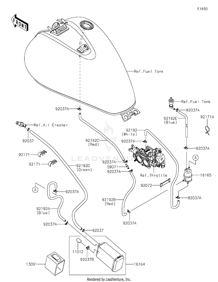 Fuel Evaporative System(Ca) Schematic