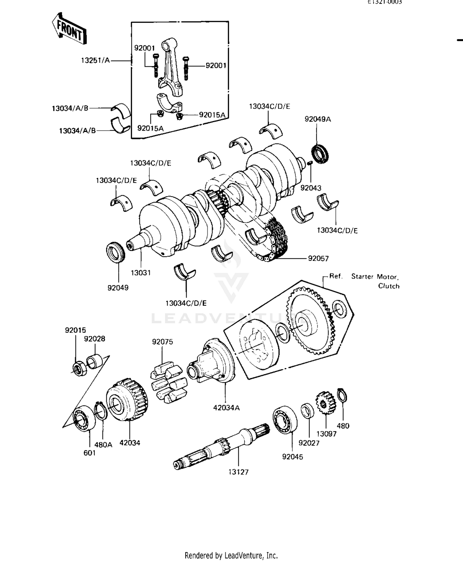 CRANKSHAFT/SECONDARY SHAFT