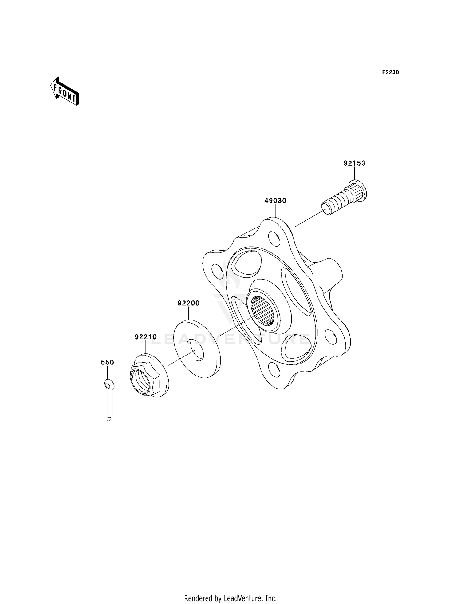 FRONT HUBS/BRAKES