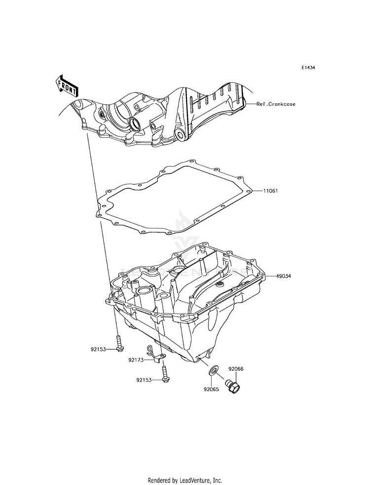 Oil Pan Schematic