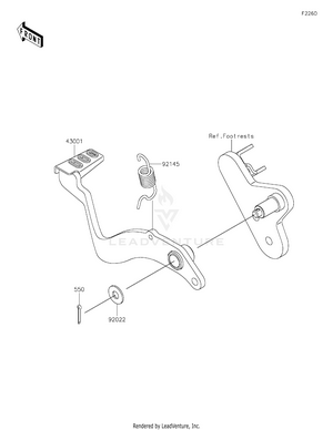 Brake Pedal/torque Link Schematic