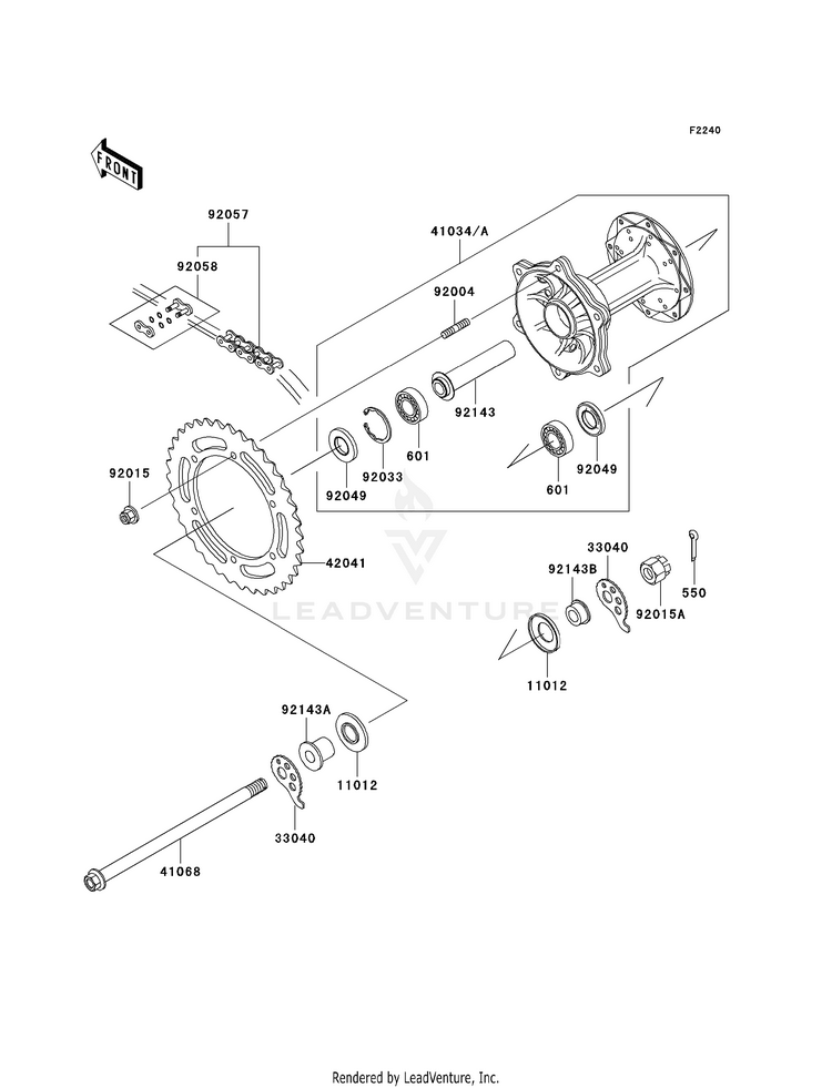 Rear Hub Schematic