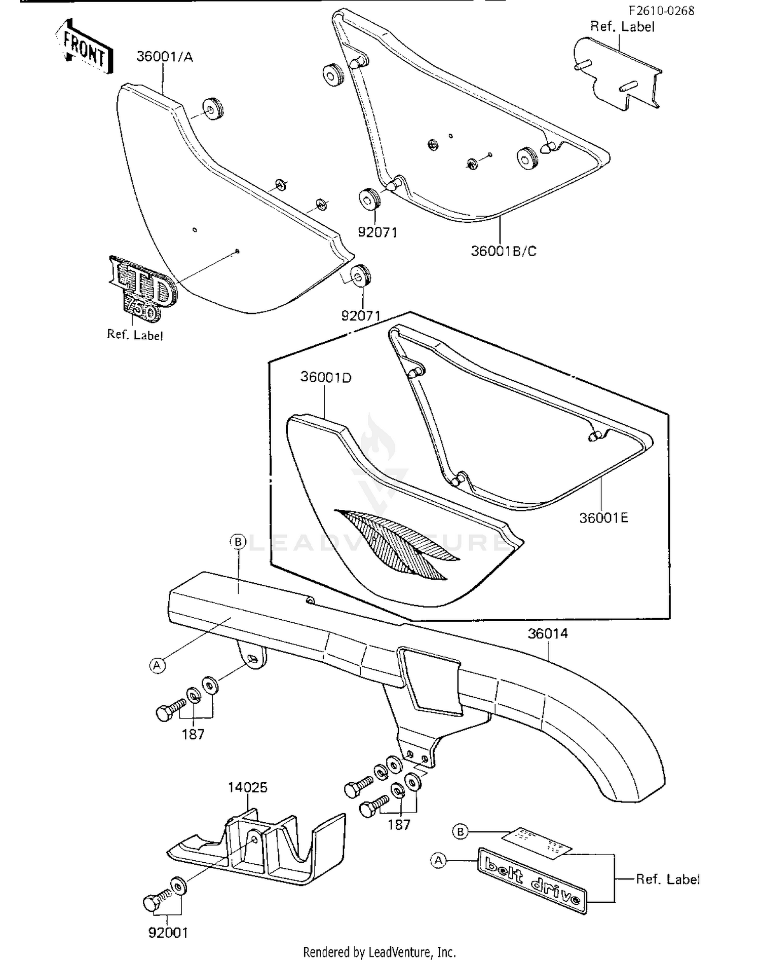 SIDE COVERS/BELT COVER