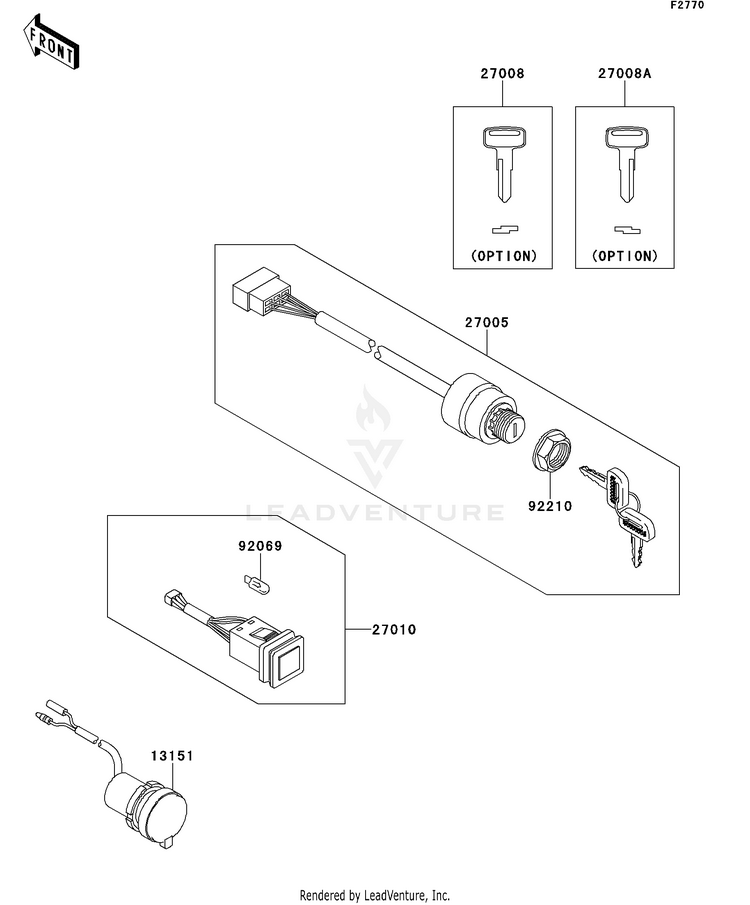 Ignition Switch(G9f&Sim;gcf) Schematic