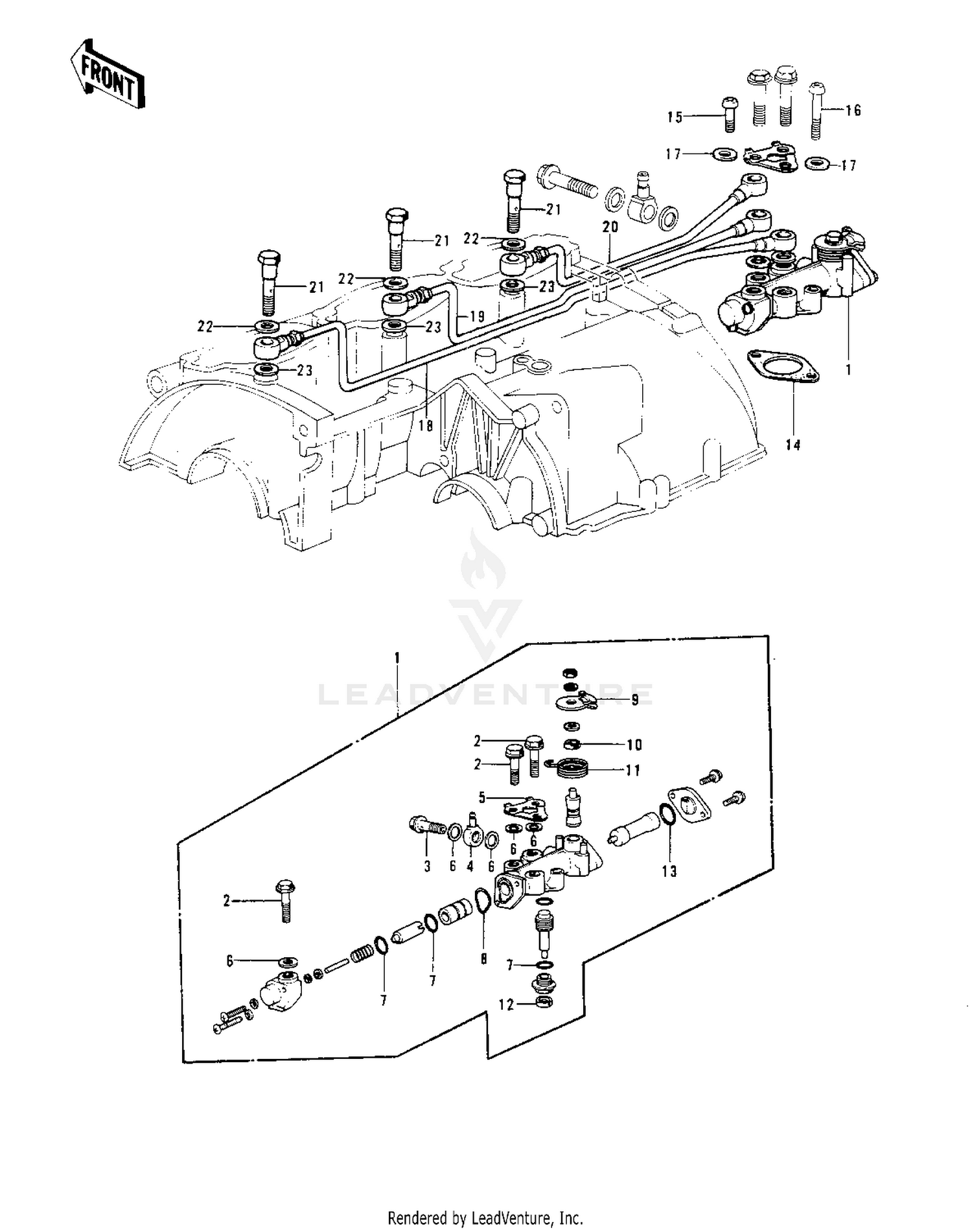 OIL PUMP ('76-'78 A3/A4/A5)