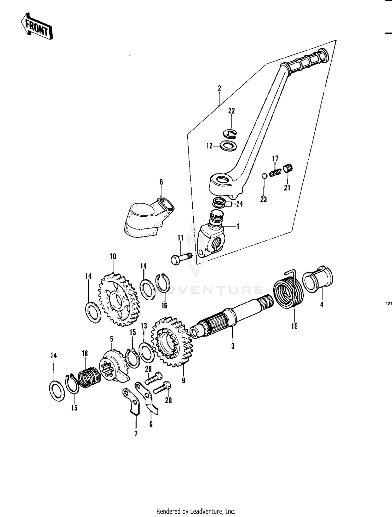 KICKSTARTER MECHANISM