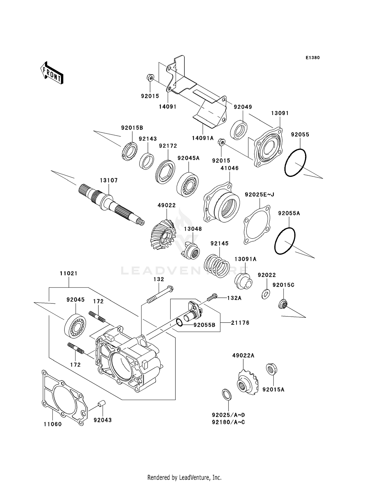 BEVEL GEAR CASE
