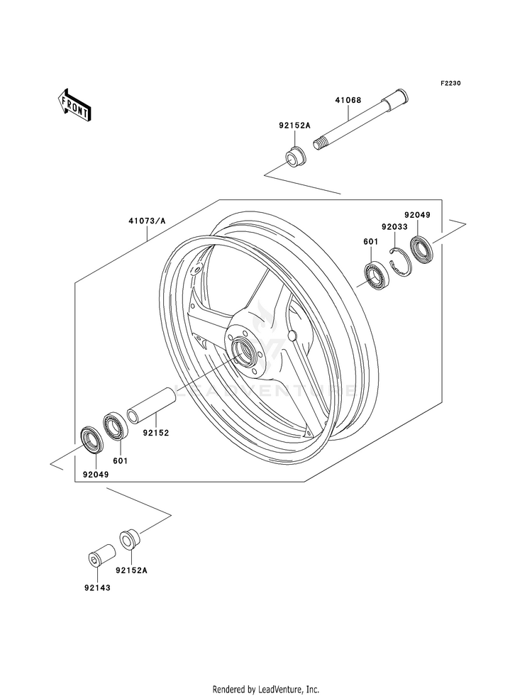 Front Wheel Schematic