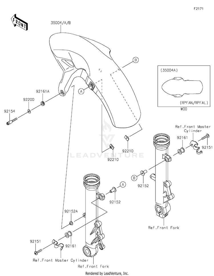 Front Fender(S) Schematic