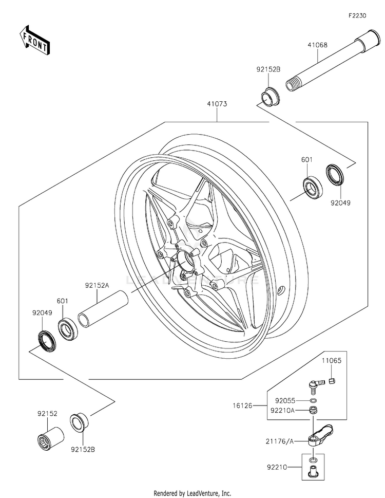 Front Wheel Schematic