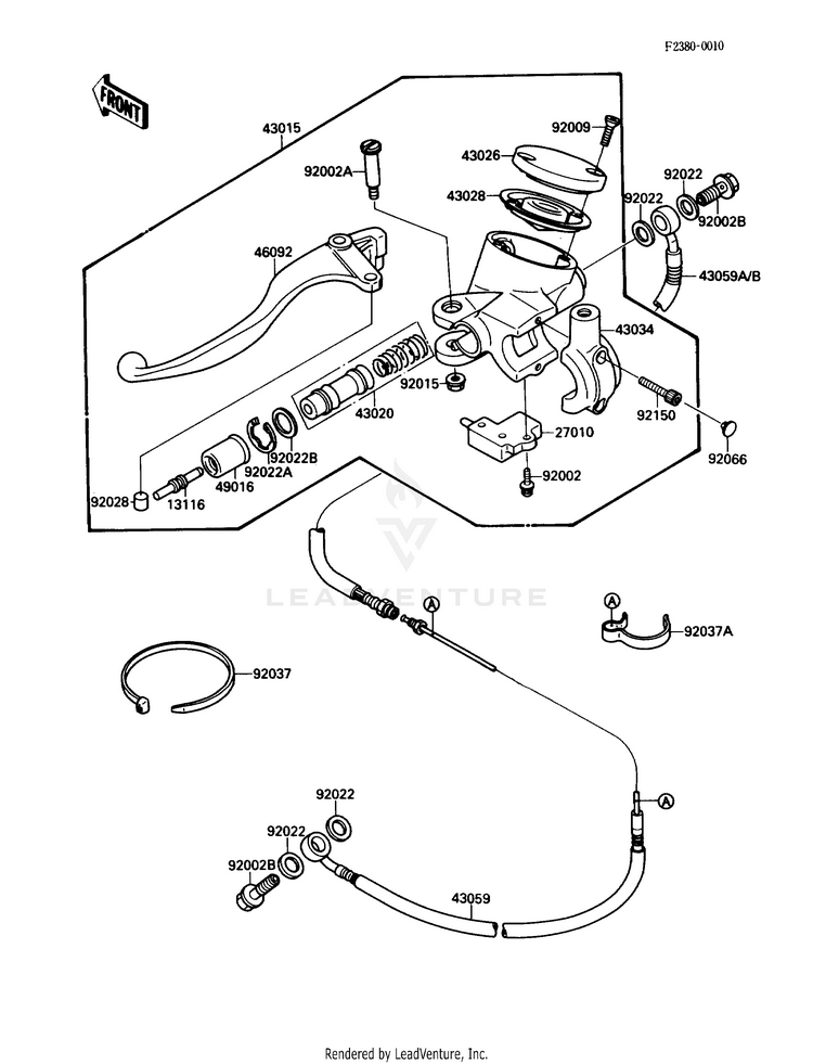 Clutch Master Cylinder Schematic