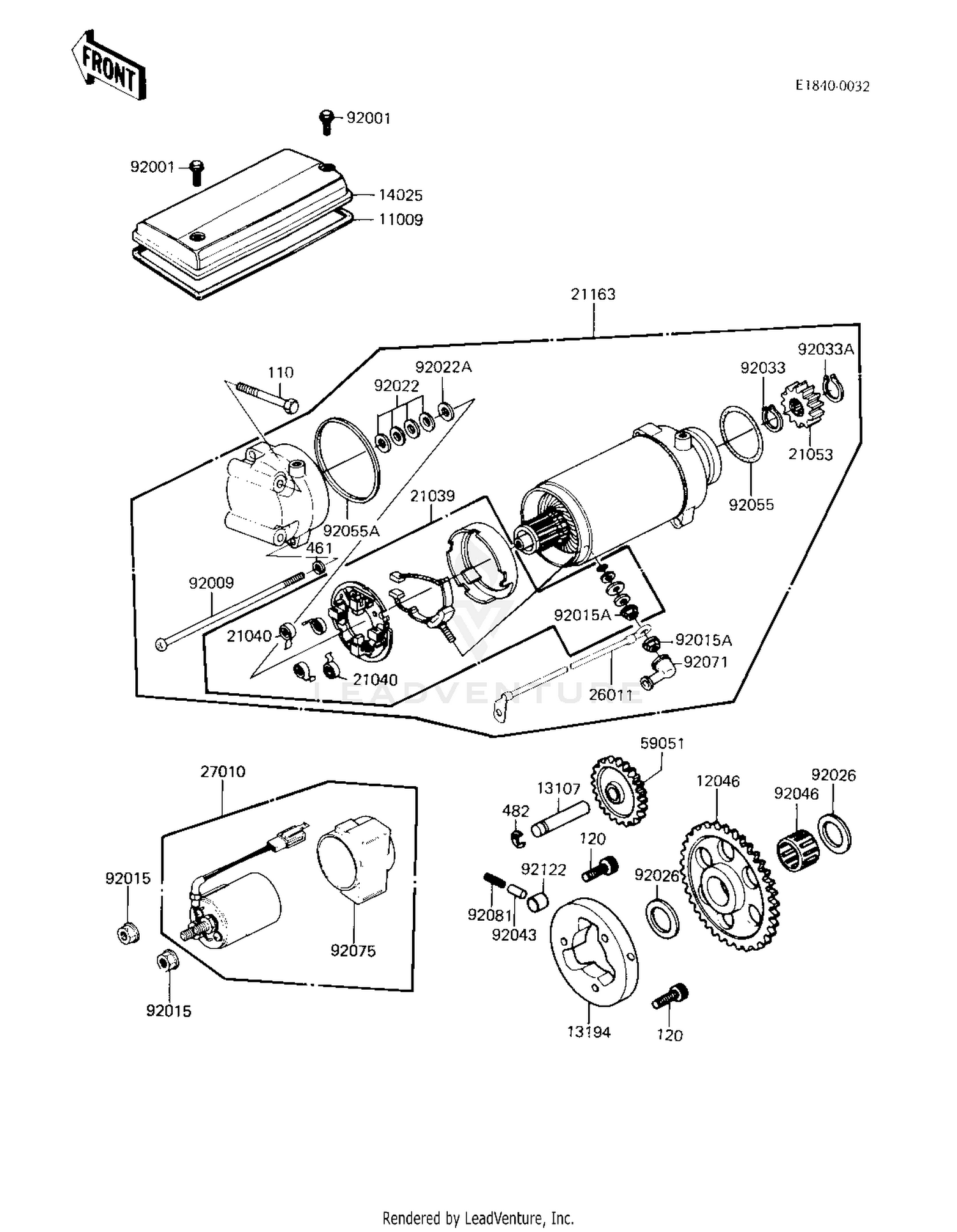 STARTER MOTOR/STARTER CLUTCH