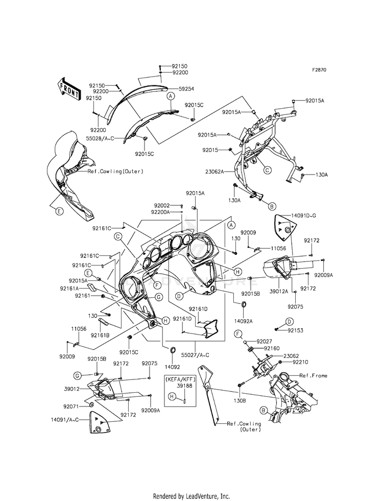 Cowling (Inner) Schematic