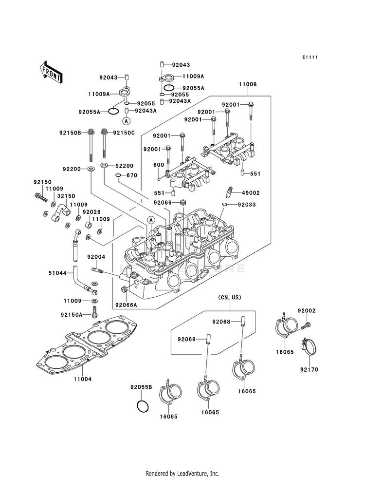 Cylinder Head Schematic