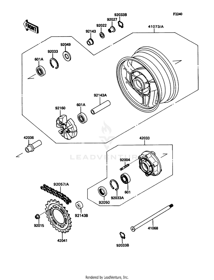 Rear Hub Schematic