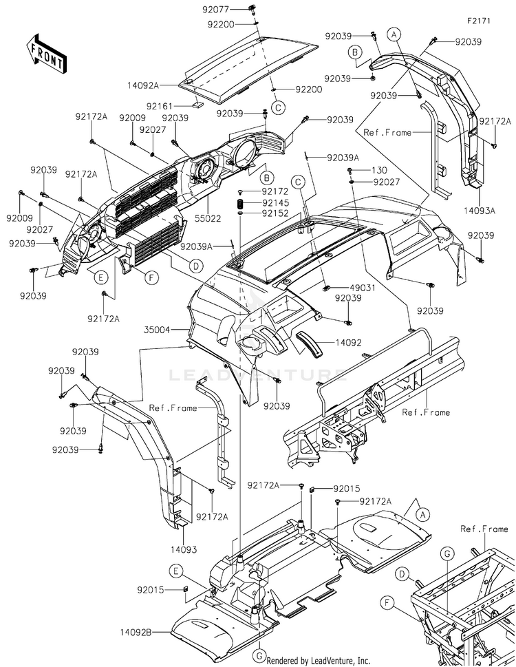 Front Fender(S) Schematic