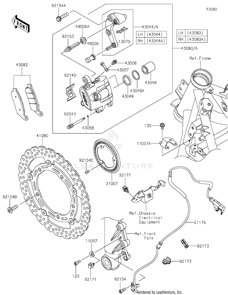 Front Brake Schematic