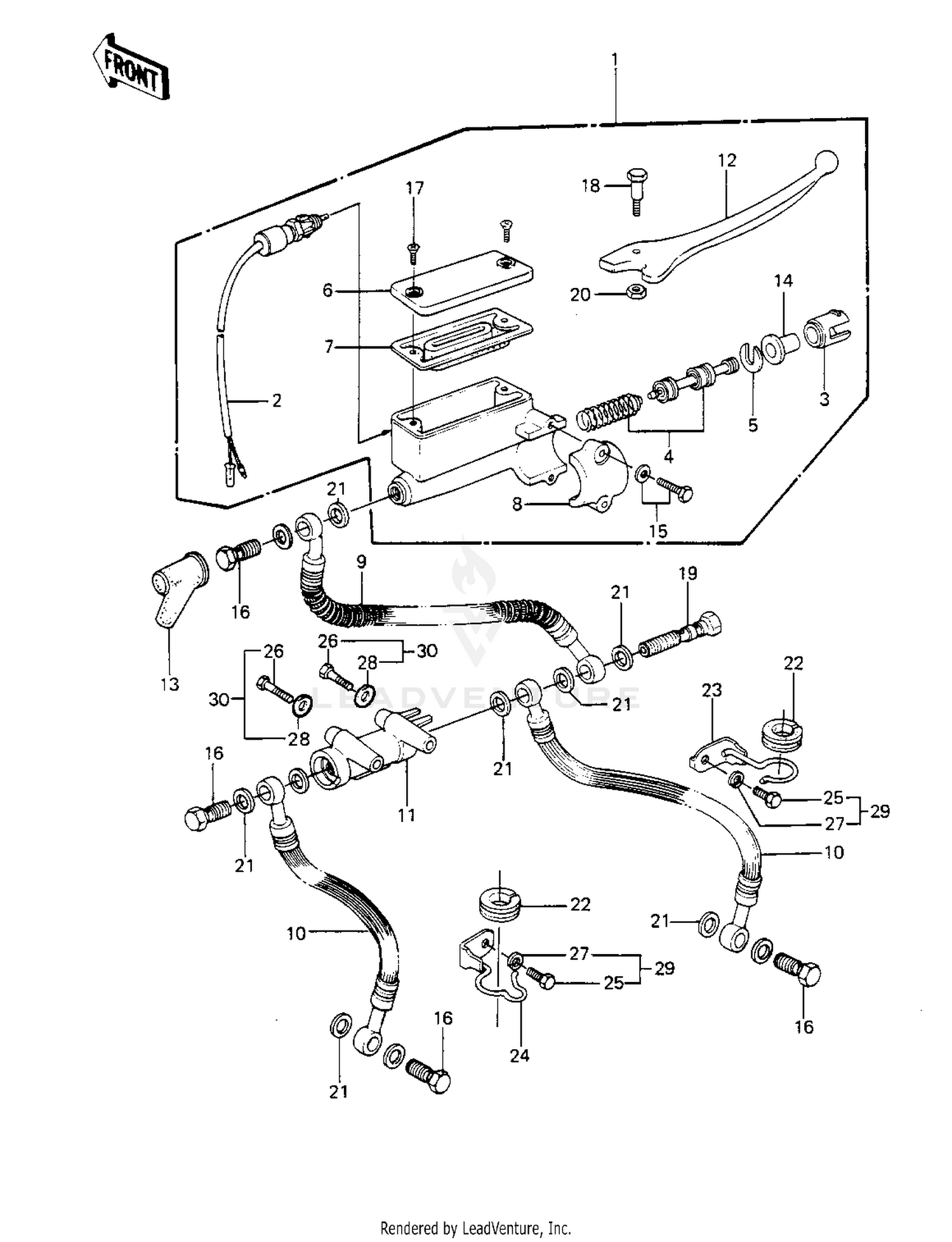 FRONT MASTER CYLINDER