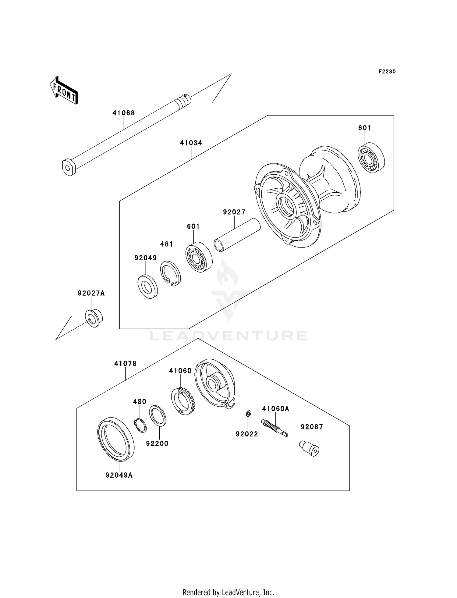 FRONT HUB
