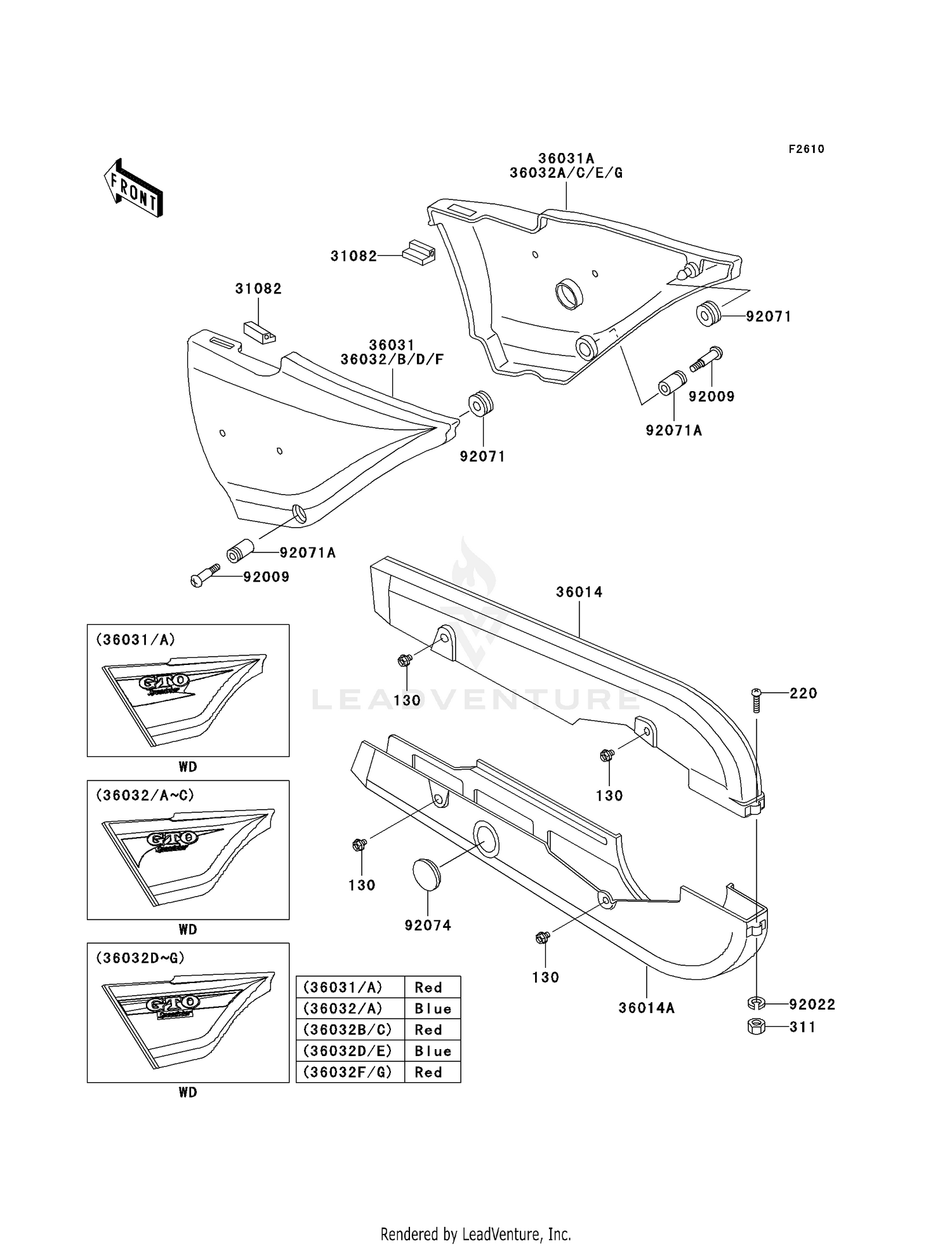 SIDE COVERS/CHAIN COVER