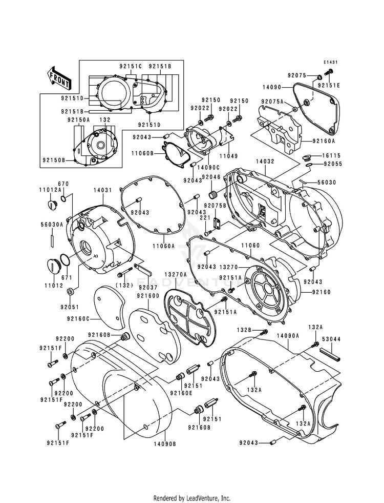 Engine Cover(S) Schematic