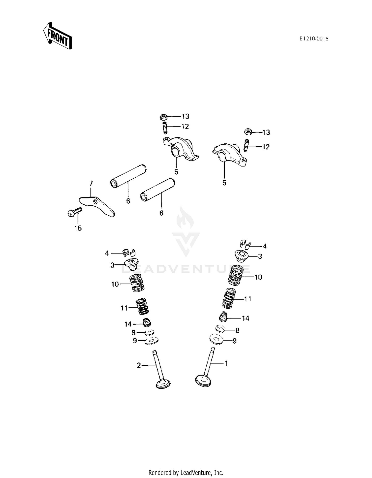 ROCKER ARMS/VALVES ('83 A2)