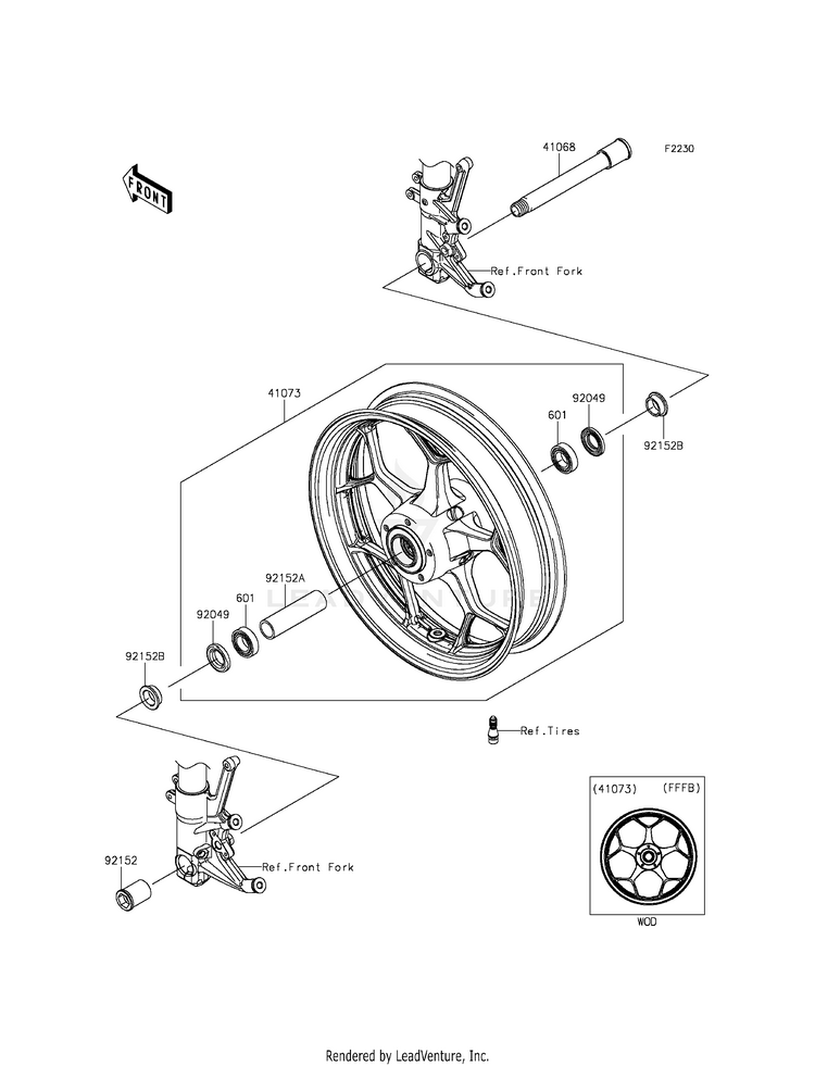 Front Wheel Schematic