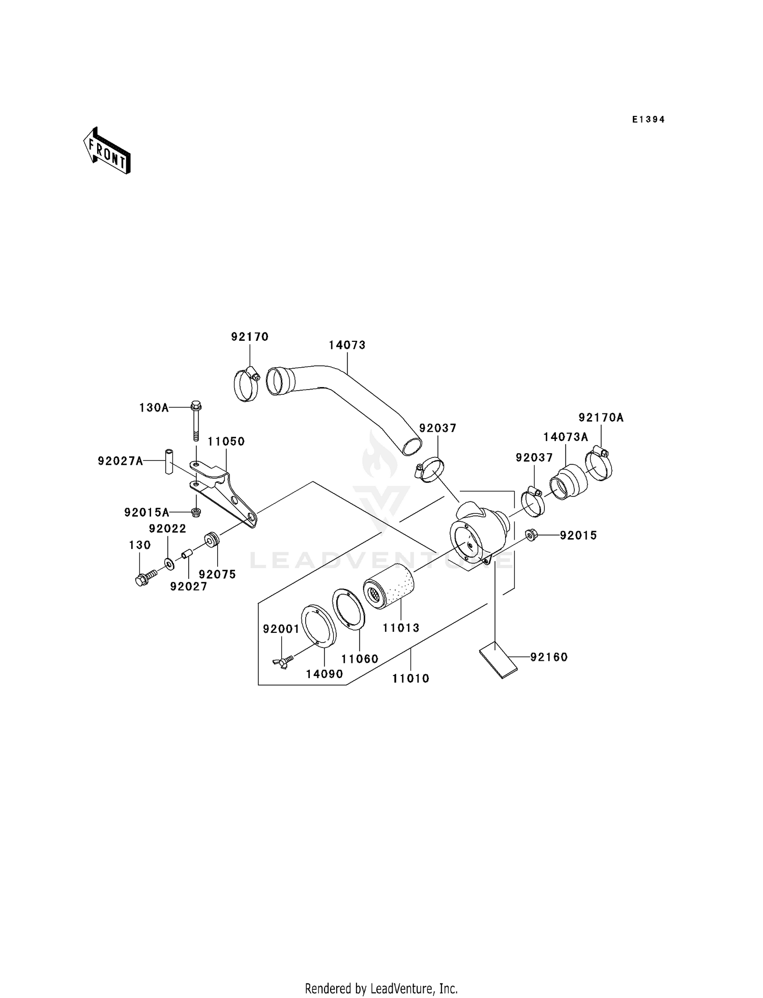 AIR CLEANER-BELT CONVERTER