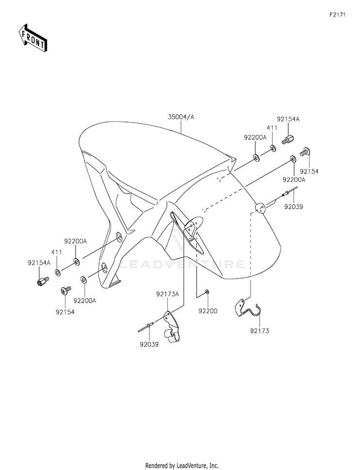 Front Fender(S) Schematic