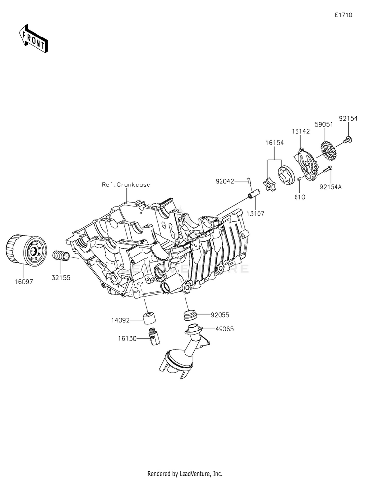 Oil Pump/Oil Filter Schematic