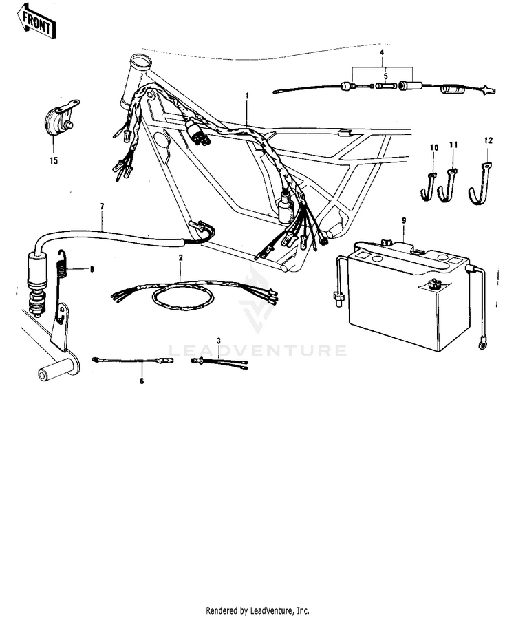 Chassis Electrical Equipment ('74-'75 F9 Schematic